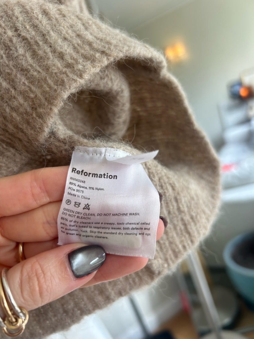 Reformation alpaca sweater - Picture 3 of 3